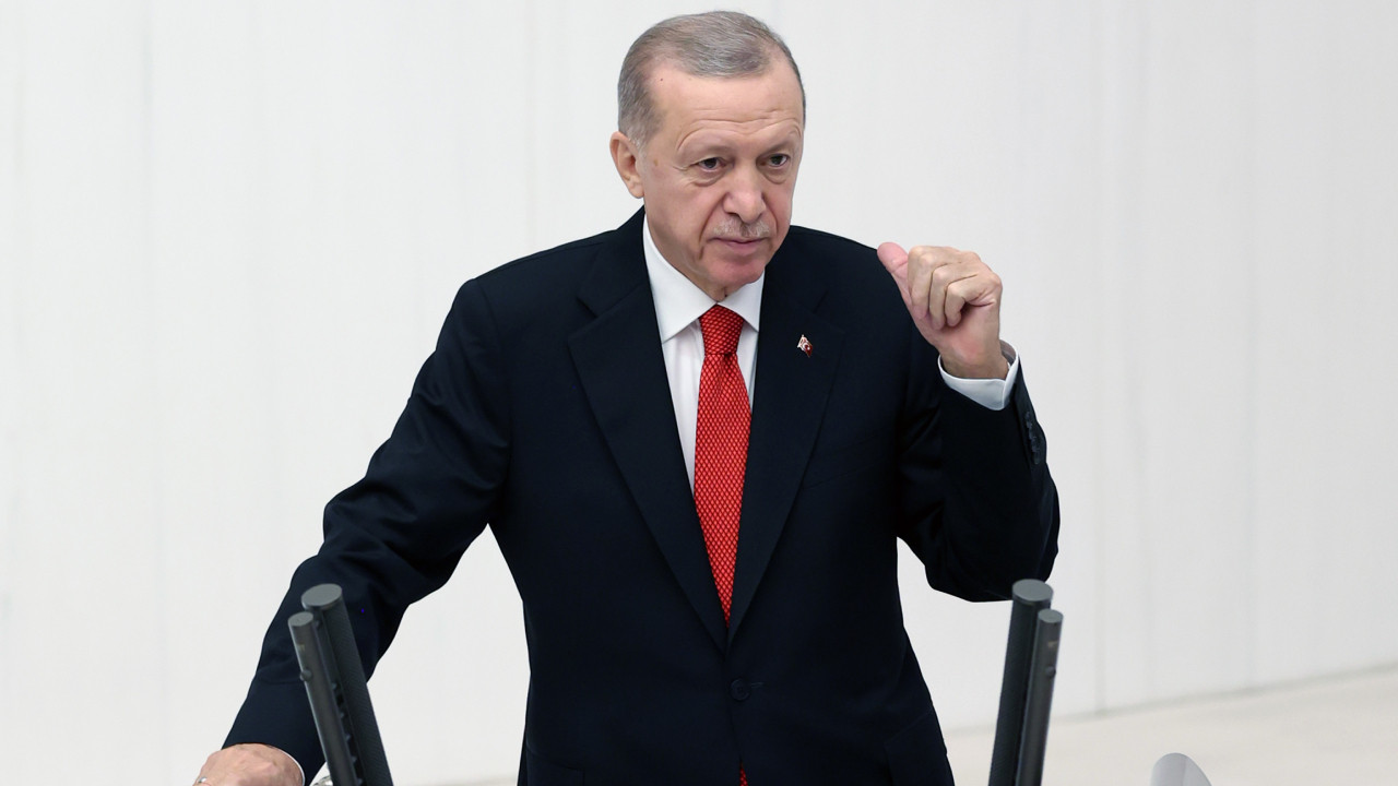 Erdoğan, Meclis'in açılışında konuştu: Yeni Anayasa çağrısı yaptı, AB'ye rest çekti