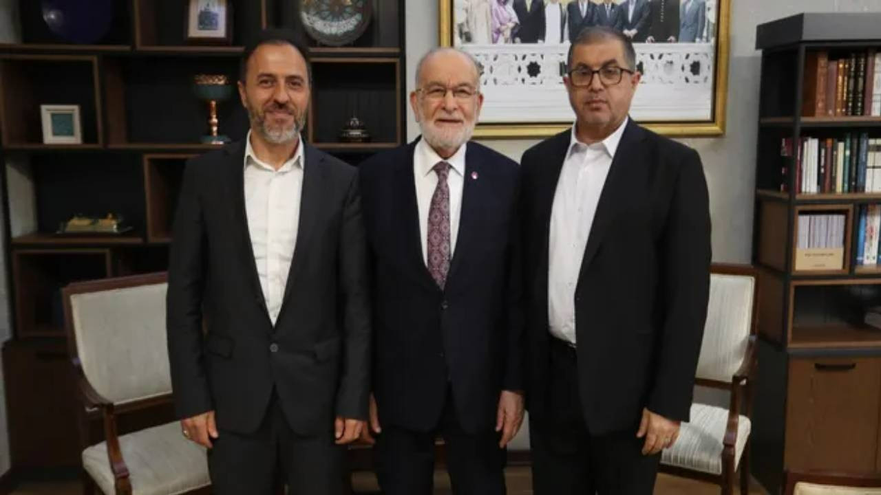Karamollaoğlu, Hamas temsilcisiyle görüştü