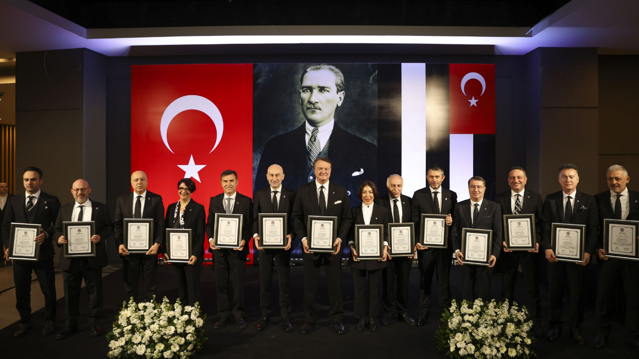Beşiktaş'ta mazbata töreni yapıldı