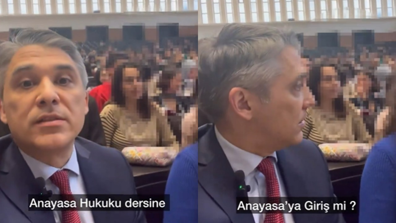 İBB adayı Taylan Yıldız, İstanbul Üniversitesi'nde derse girdi: 'Ne durduran var ne bir şey'