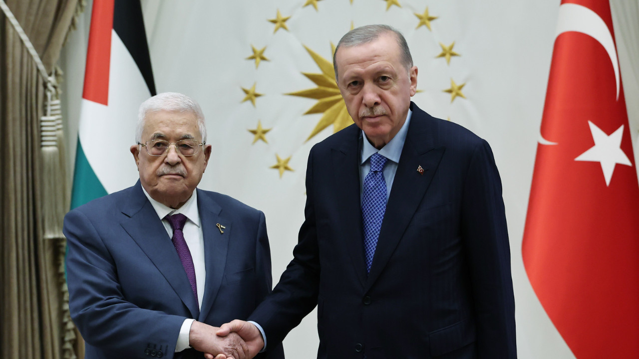 Erdoğan ve Abbas Ankara'da Bir Araya Geldi