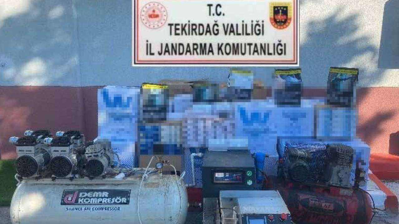Tekirdağ'da Kaçak Tütün Operasyonu: 1 Milyon Lira Değerinde Ürün Ele Geçirildi