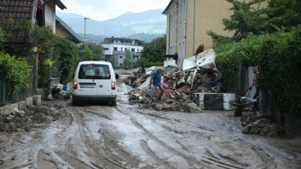 Avusturya’da Sel Felaketi: 24 Yerleşim Yeri Afet Bölgesi İlan Edildi