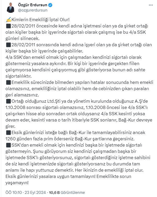 SGK Uzmanı Kara Haberi Verdi: Bu Kişilerin Emekliliği İptal Olacak - Resim: 4