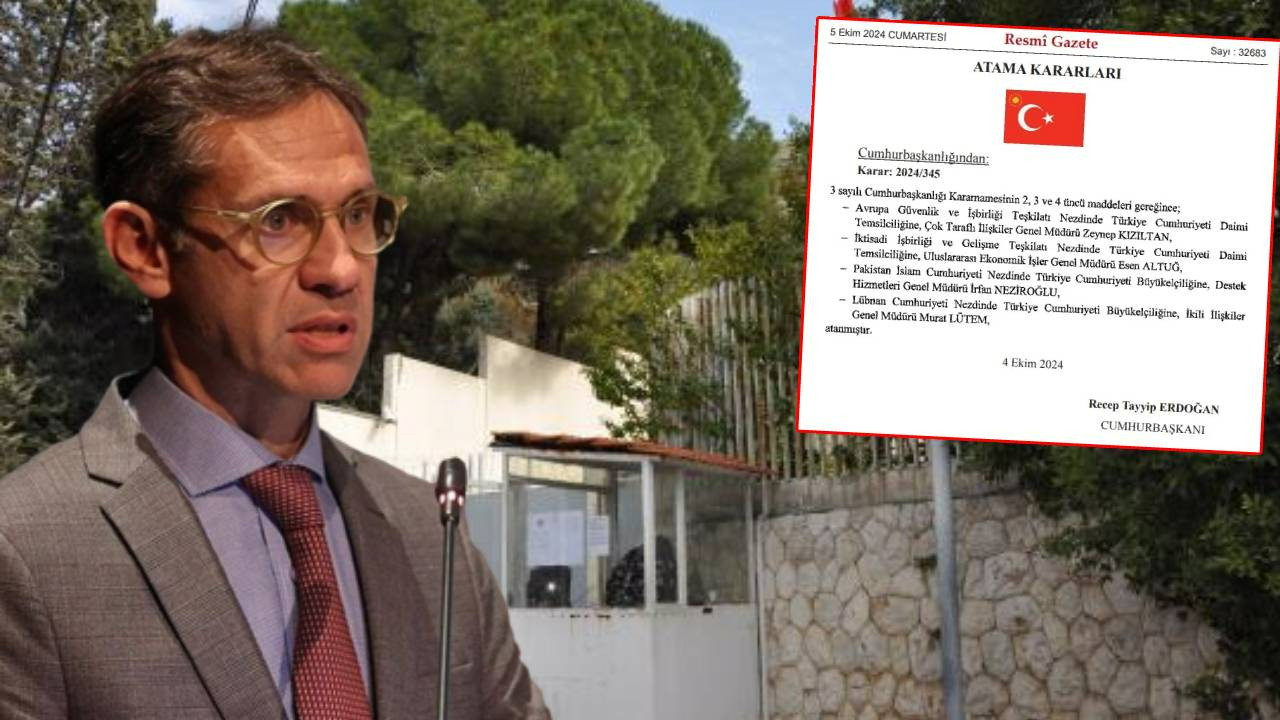 Cumhurbaşkanı Erdoğan İmzaladı; Lübnan'a Yeni Büyükelçi Atandı