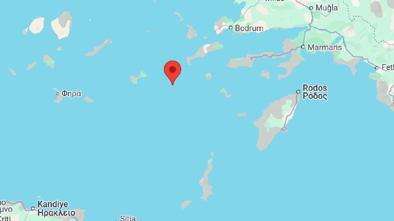 Akdeniz'de Korkutan Deprem
