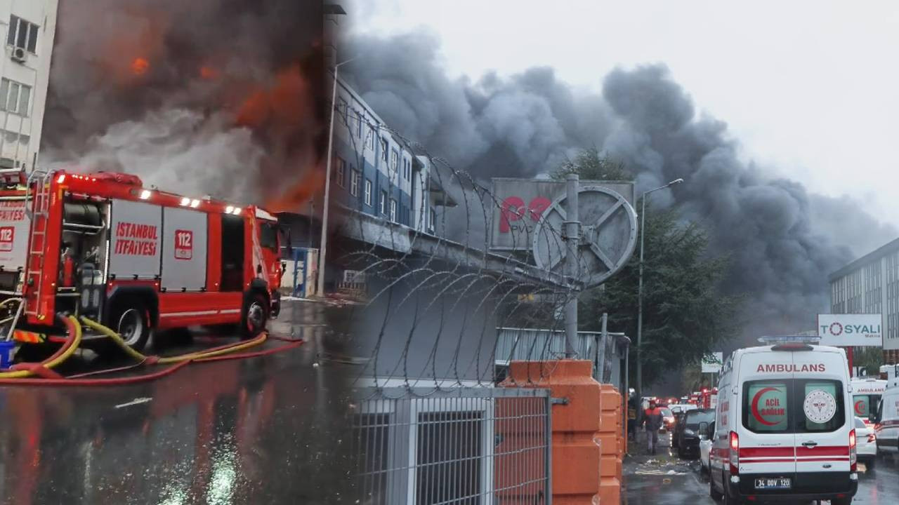 Beylikdüzü'nde Korkutan Fabrika Yangını: Saatlerdir Söndürülemiyor!