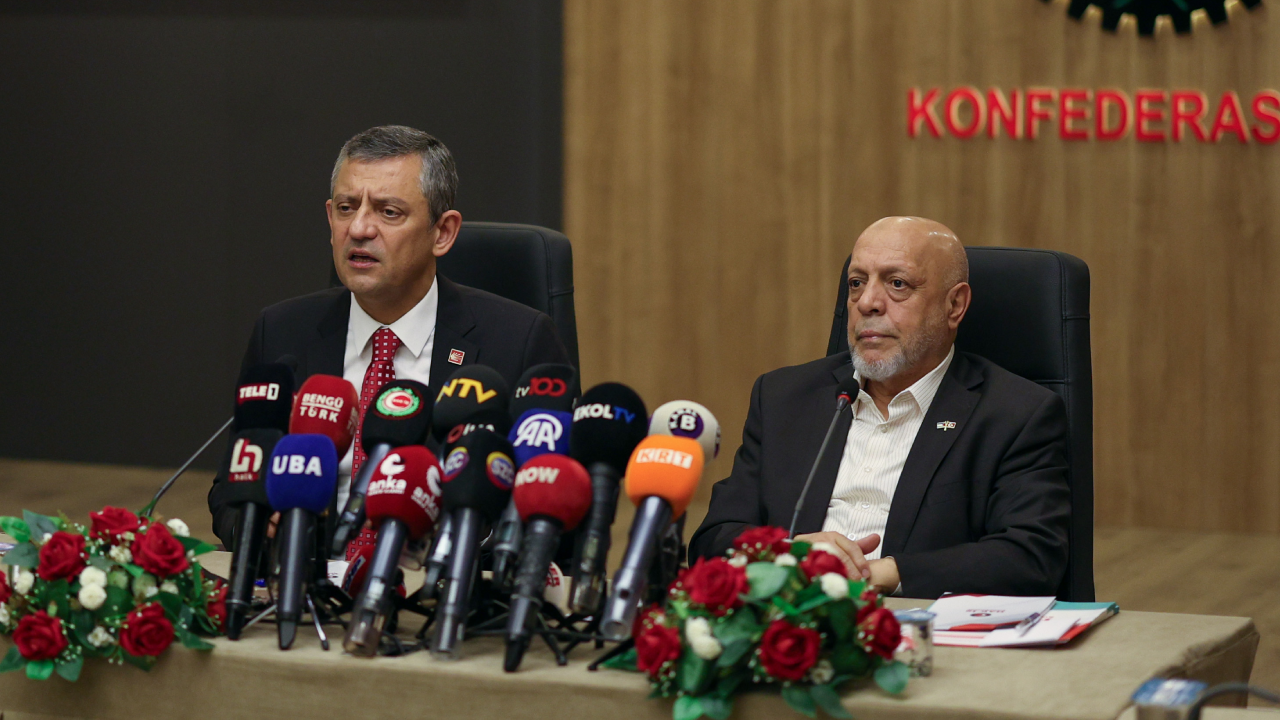 Özgür Özel TÜRK-İŞ'in Ardından Hak-İş ile Görüştü