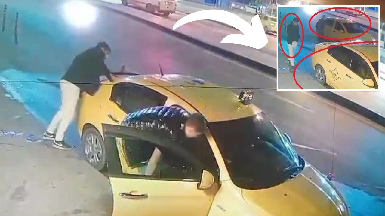 Yılbaşı Gecesi Film Gibi Olay: Taksiye Alınmayınca Gasp Etti, Kaza Yaptı