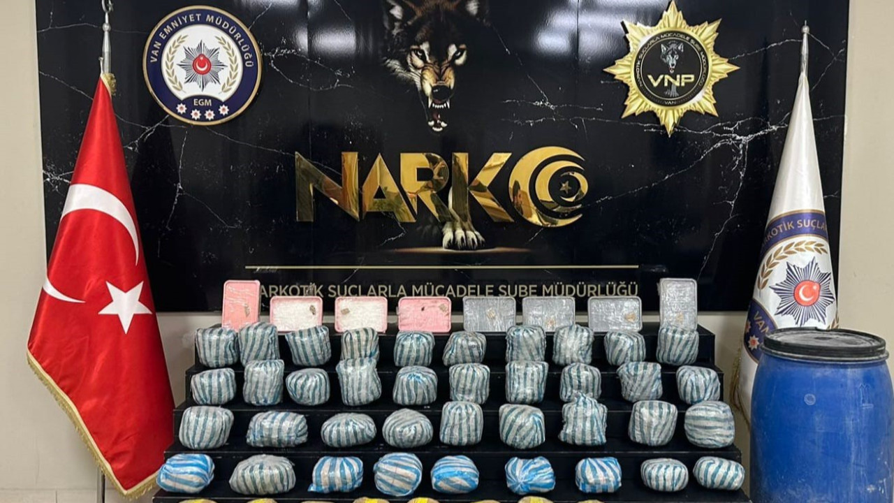Van'da 36 Kilogram Uyuşturucu Ele Geçirildi