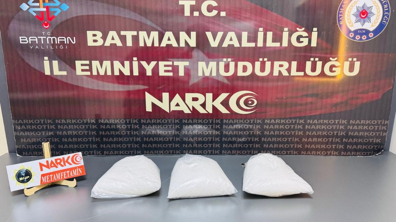 Batman’da Uyuşturucu Operasyonu, Polis Köpeği Yakaladı