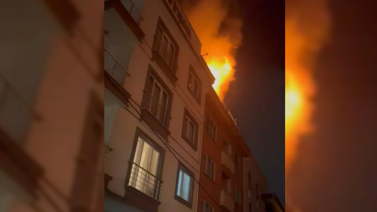 İstanbul'da Korkutan Yangın