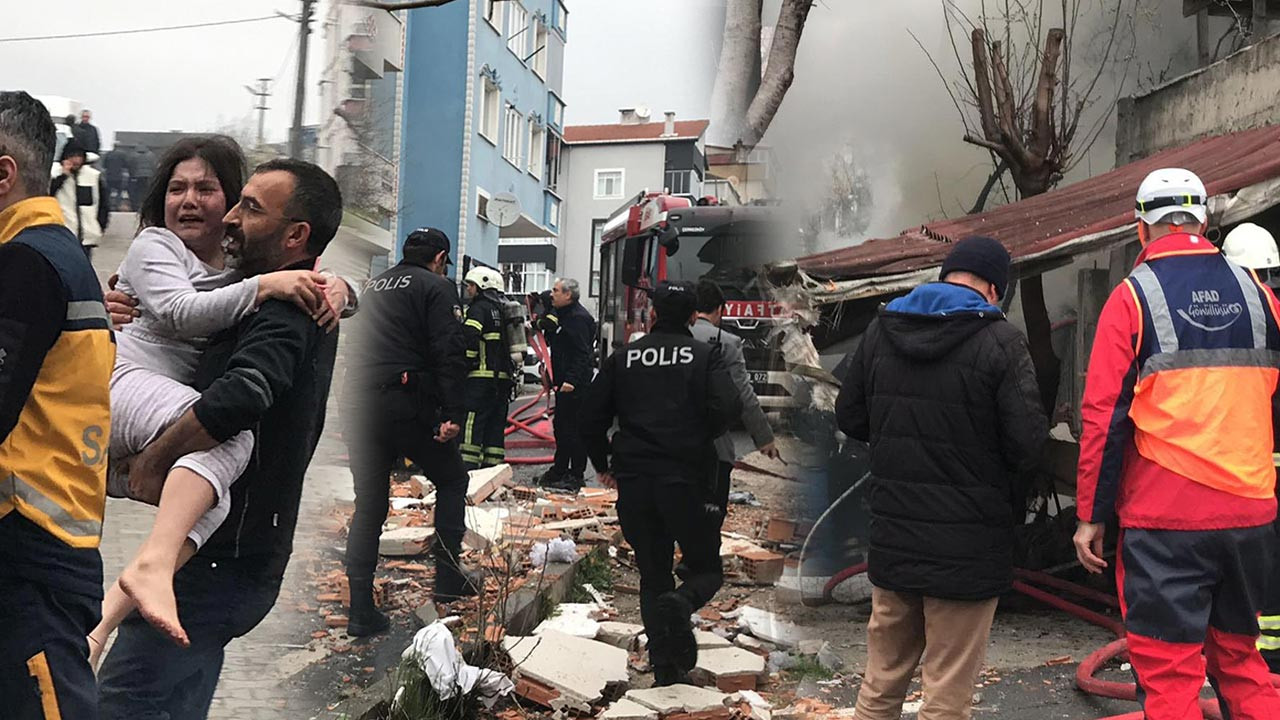 Tekirdağ’da 4 Katlı Binada Doğal Gaz Patlaması, 2 Yaralı