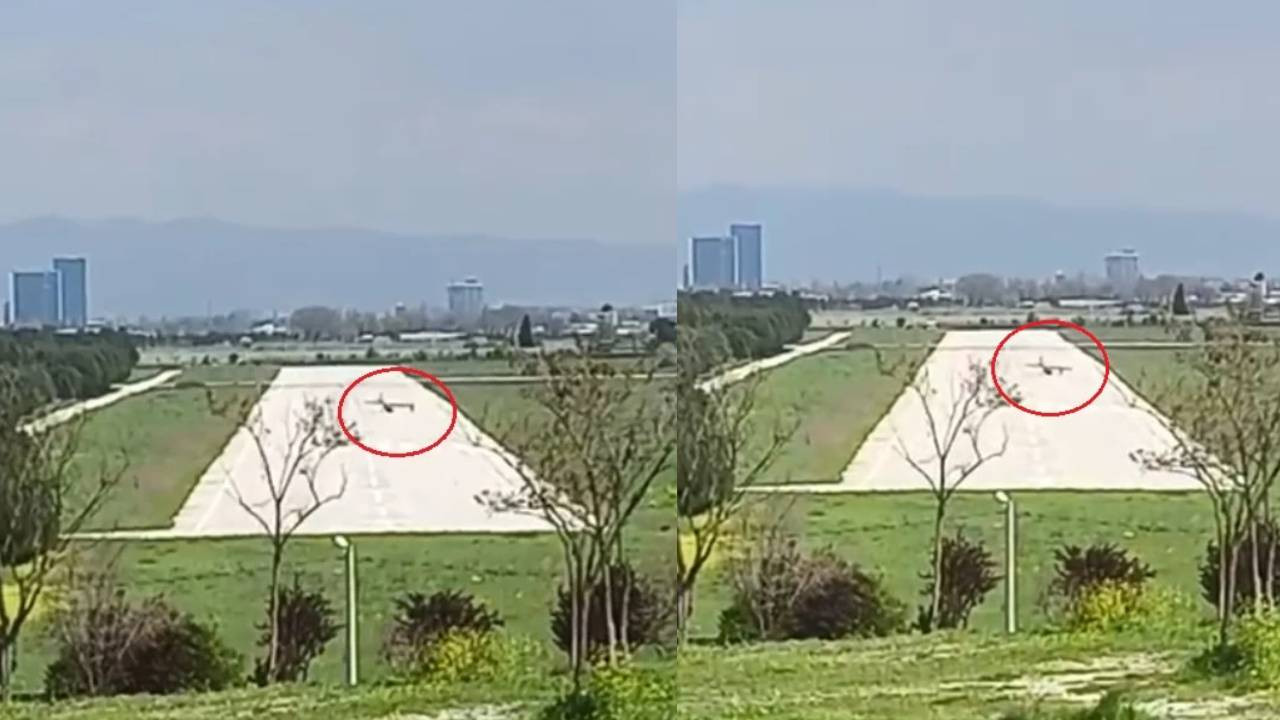 Bursa'da Uçak Kazası Facianın Eşiğinden Dönüldü
