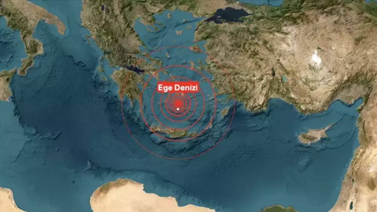 Kandilli Duyurdu: Ege Denizi'nde Deprem