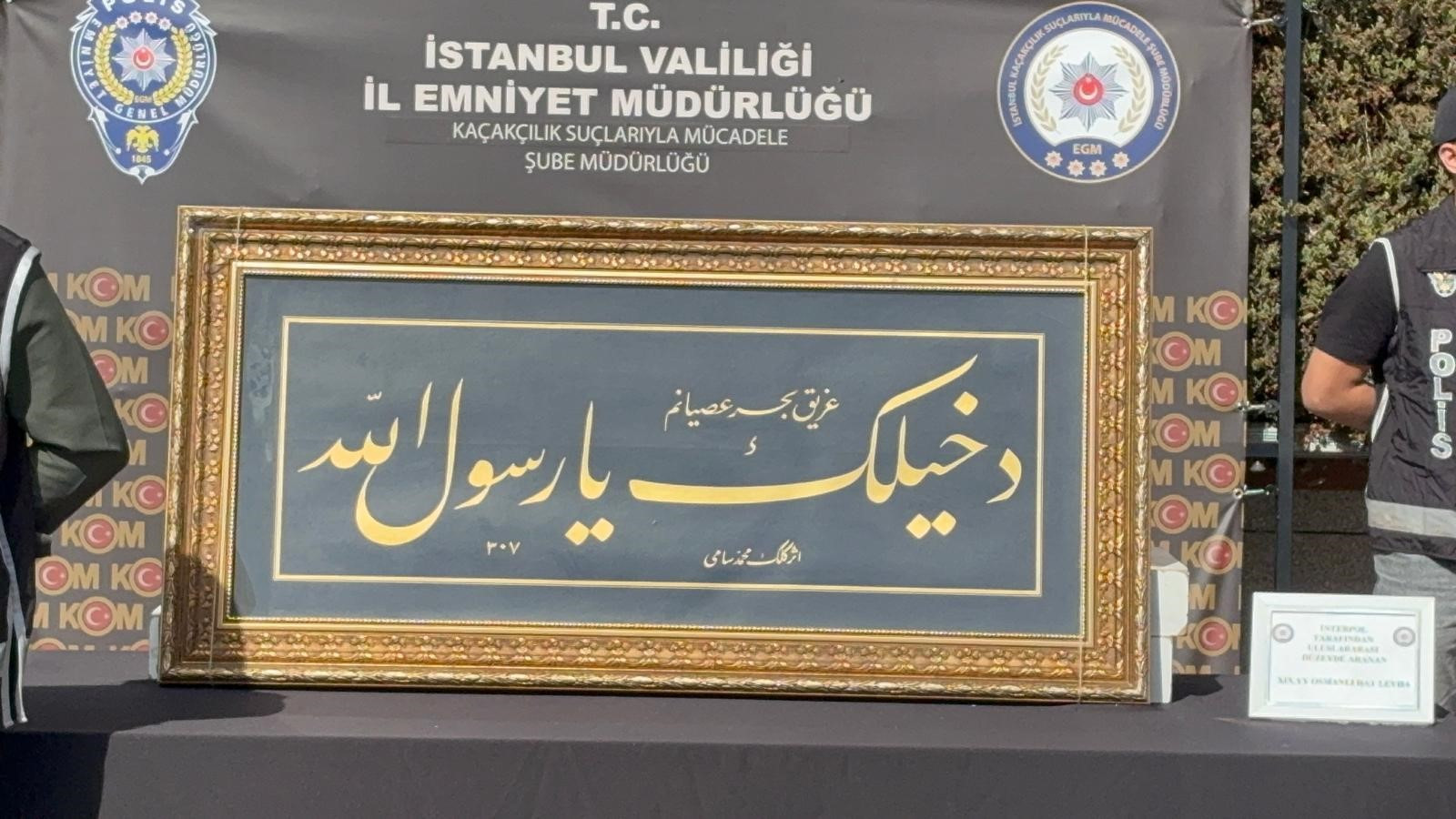 İstanbul’da Tarihi Operasyon! Interpol’ün Aradığı Kayıp Hat Levhası 20 Yıl Sonra Bulundu - Resim : 2